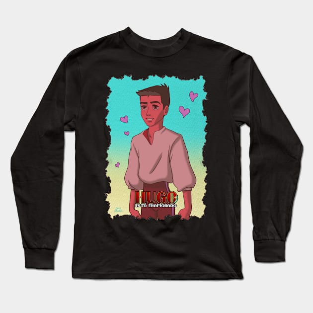 Hugo esta enamorado Long Sleeve T-Shirt by JonasEmanuel